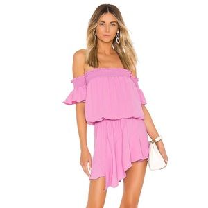 Amanda Uprichard Ariella Dress in Pompei Pink